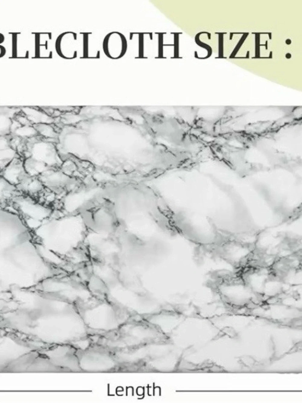 Fitted tablecloth - washable